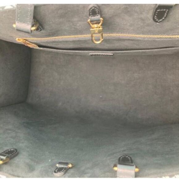 Louis Vuitton Jacquard Since 1854 Onthego GM Grey Tote Shoulder Handbag - Picture 9 of 13